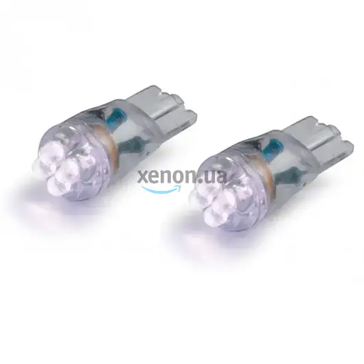 Габариты LED RING T10 Wedge 4LED white LED5014W (0185) б2