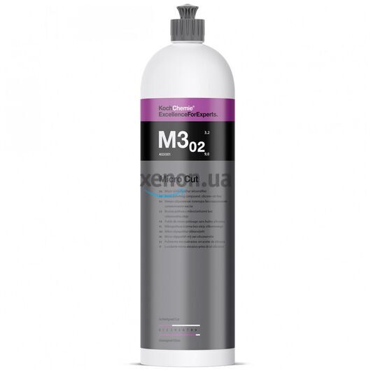 Koch Chemie Micro Cut M3.02 микрошлифовальная антиголограмная полировочная паста 1 л, Объем: 1 л 