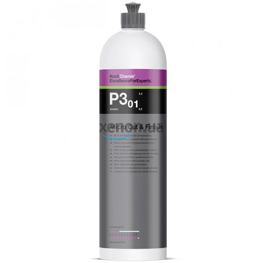 Koch Chemie Micro Cut & Finish P3.01 микрошлифовальная паста с воском карнаубы 1 л, Объем: 1 л 