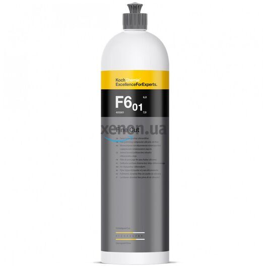 Koch Chemie Fine Cut F6.01 мелкозернистая абразивная полировальная паста 1 л, Объем: 1 л 