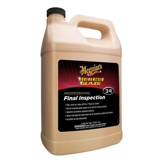 Meguiars Professional Final Inspection мастило для глини та інспекційний очисник для видалення паст 3,78 л, Обʼєм: 3,78 л