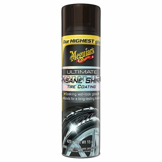 Meguiars Ultimate Insane Shine Tire Coating спрей для чернения шин аэрозольный 425 г 