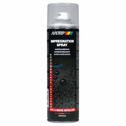 MOTIP Impregnation Spray гидрофобный слой для крыши кабриолета,кожи и текстиля 500 мл 