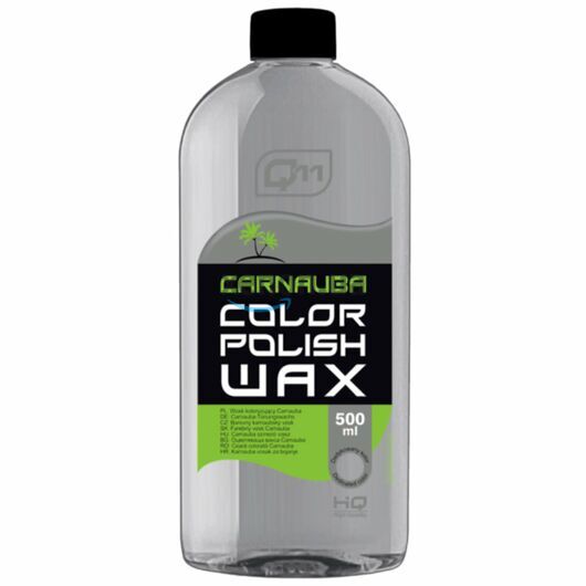 Q11 HQ Carnauba Color Polish Wax Silver полироль с PTFE и воском карнаубы серебристый (серый) 500 мл, Цвет: Серый, Объем: 500 мл 