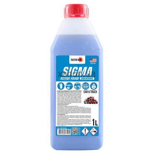 NOWAX SIGMA Active Foam Dosatron активная пена для бесконтактной мойки 1 кг, Объем: 1 кг, Запах: Без запаха 