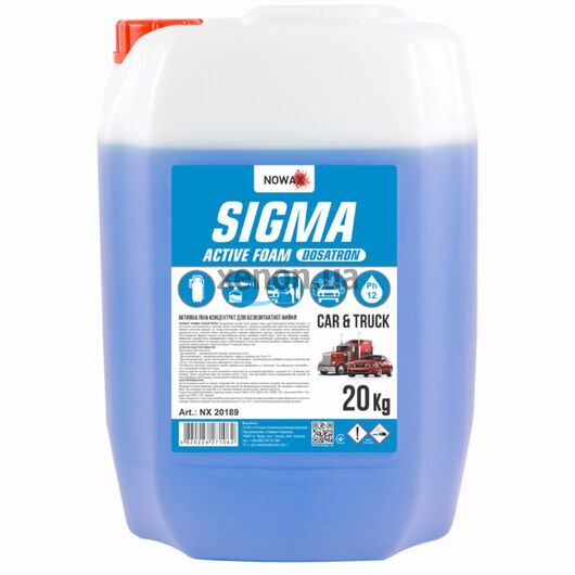 NOWAX SIGMA Active Foam Dosatron активная пена для бесконтактной мойки 20 кг, Объем: 20 кг, Запах: Без запаха 