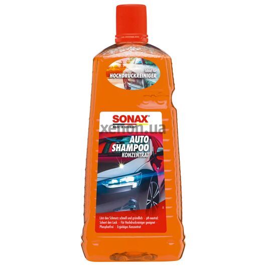 SONAX Auto Shampoo Konzentrat автошампунь концентрат без запахом 2 л, Объем: 2 л, Запах: Без запаха 