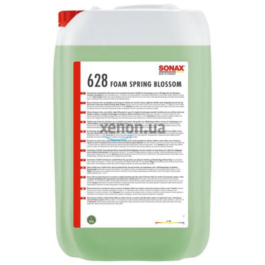 SONAX Foam Spring Blossom активная пена с запахом кондиционера для белья 25 л, Объем: 25 л, Запах: Кондиционер для белья 