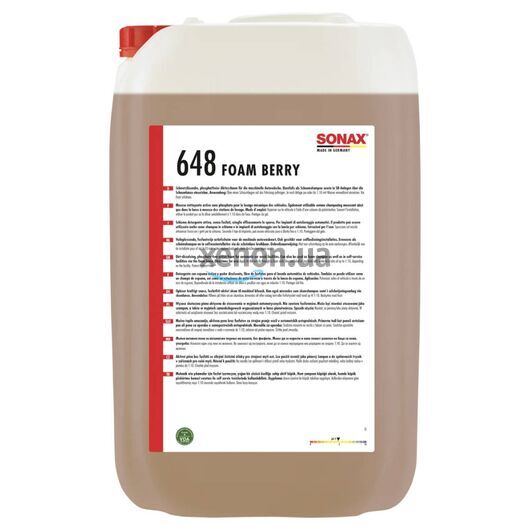 SONAX Foam Berry активна піна із запахом ягод 25 л, Запах: Ягода, Обʼєм: 25 л