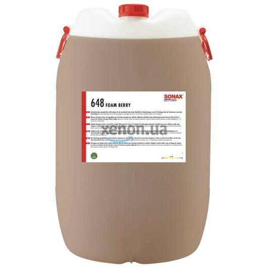 SONAX Foam Berry активная пена с запахом ягод 60 л, Объем: 60 л, Запах: Berry 