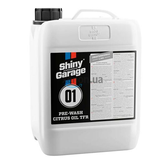 Shiny Garage Pre-Wash Citrus Oil TFR шампунь для предварительной мойки (1 фаза) 5 л, Объем: 5 л, Запах: Citrus 