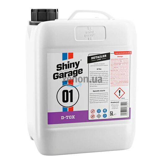 Shiny Garage D-Tox очиститель металлических вкраплений 5 л, Объем: 5 л 
