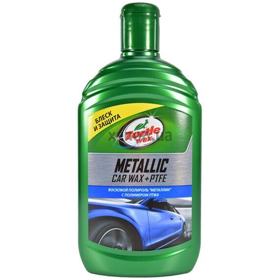 Turtle Wax Metallic Car Wax +PTFE для всех цветов восковый полироль металлик с тефлоном 500 мл, Объем: 500 мл 