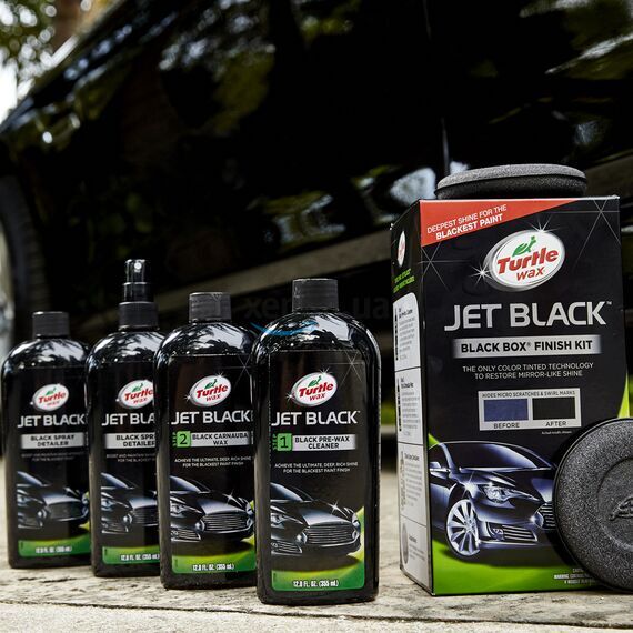 Набор для черного автомобиля Turtle Wax Black Box Finish Kit 52731​