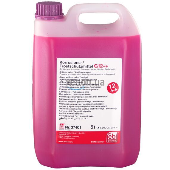 Febi G12++ (G12 SUPER PLUS) концентрат антифриза фиолетовый 5 л, Цвет: Фиолетовій, Объем: 5 л , изображение 2