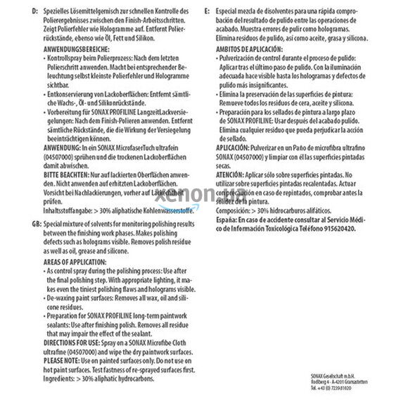 SONAX Paint Prepare 237300