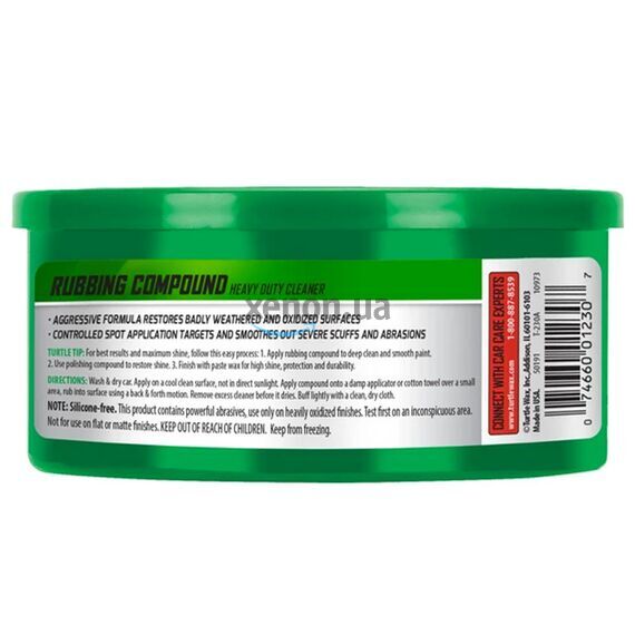 Turtle Wax Rubbing Compound Heavy Duty Cleaner