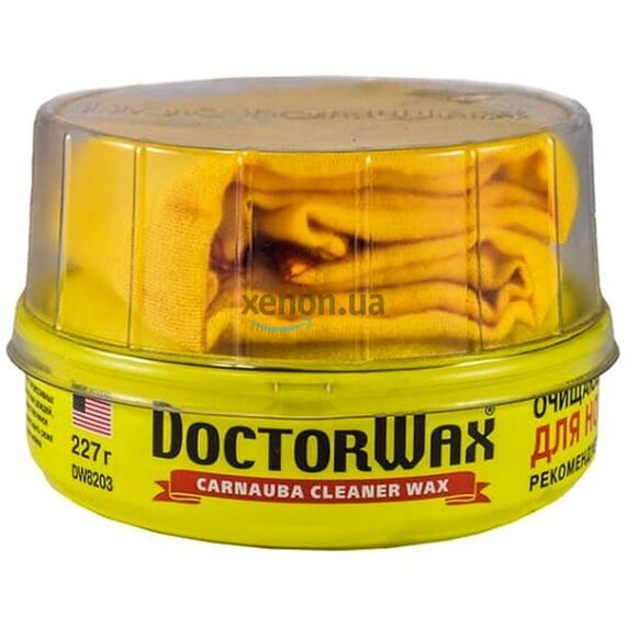 Doctor Wax Carnauba Cleaner Wax синтетический твердый воск карнаубы для новых покрытий 227 г , изображение 2