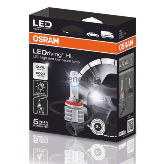 OSRAM LEDriving HL Gen2 H11 14W 6000K комплект 2 шт , изображение 7