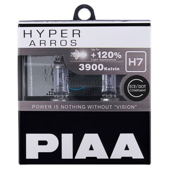 PIAA Hyper Arros H7 +120% 55W 3900K комплект 2 шт, Тип лампы: H7, Цветовая температура: 3900 