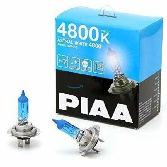 PIAA Astral White H7 55W 4800K комплект 2 шт, Тип лампи: H7, Колірна температура: 4800, зображення 4