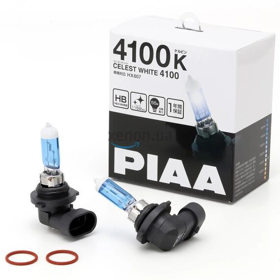 PIAA Hyper Celest White HB4 55W 4100K комплект 2 шт, Тип лампи: HB4, Колірна температура: 4100, зображення 2