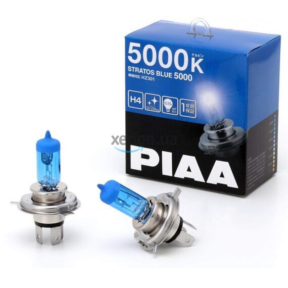 PIAA Stratos Blue H4 55W 5000K комплект 2 шт, Тип лампы: H4, Цветовая температура: 5000 , изображение 2