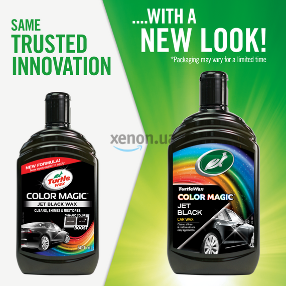 Turtle Wax Color Magic Jet Black Wax черный полироль с тефлоном PTFE 500 мл, Цвет: Черный, Объем: 500 мл , изображение 3