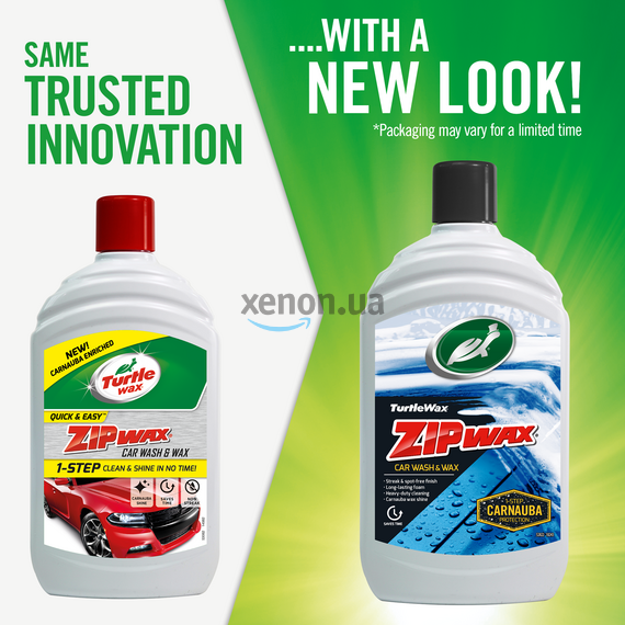 Turtle Wax Zip Wax авто шампунь с воском карнауба 500 мл, Объем: 500 мл, Запах: Без запаха , изображение 3