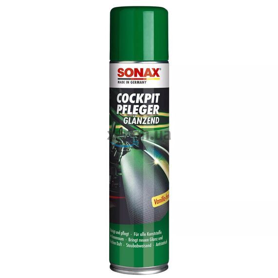 SONAX Cockpitpfleger - vanilla-fresh очиститель-полироль пластика глянцевый (ваниль) 400 мл 