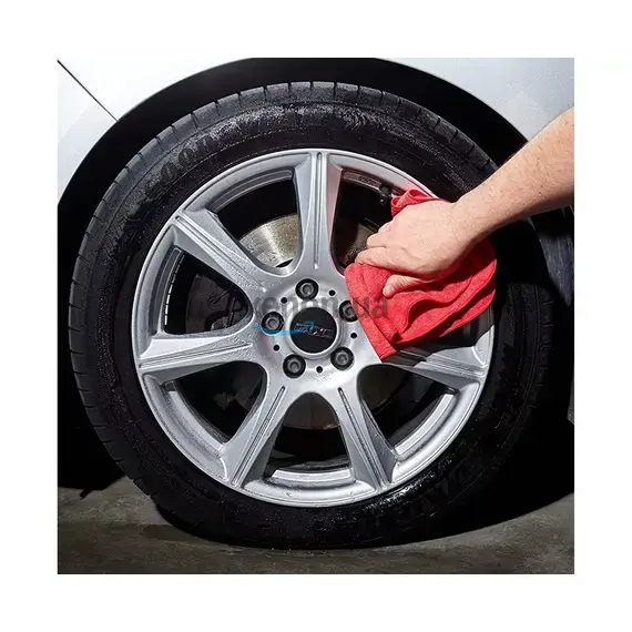 Набір серветок з мікрофібри для кузова, червоні, 2 шт., 40x40 см, Sonax Microfibre Cloths Outside (416241), зображення 7