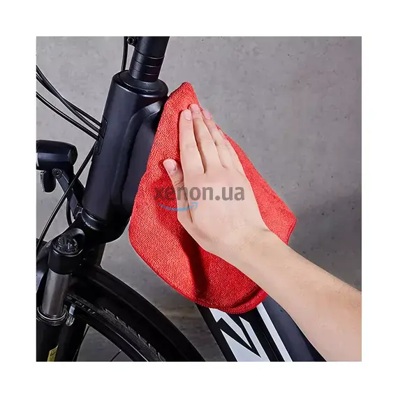 Набір серветок з мікрофібри для кузова, червоні, 2 шт., 40x40 см, Sonax Microfibre Cloths Outside (416241), зображення 9