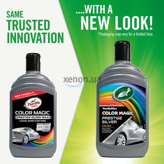 Turtle Wax Color Magic Prestige Silver Wax серебристый (серый) полироль с тефлоном PTFE 500 мл, Цвет: Серый, Объем: 500 мл , изображение 2