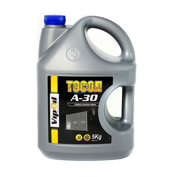 Vipoil тосол А-30 5 л, Цвет: Синий, Объем: 5 л 