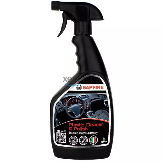 Sapfire Plastic Cleaner&Polish (002708) очиститель-полироль пластика, яблоко 710 мл , изображение 2