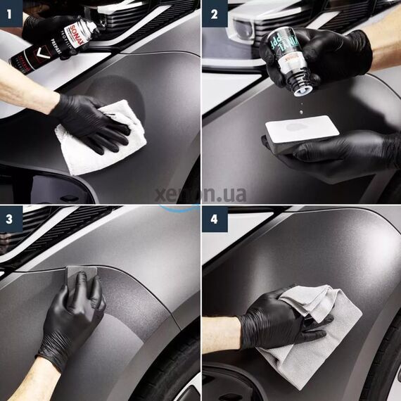 SONAX PROFILINE CC VINYL + PPF керамическое защитное покрытие для винила и пленки в наборе 50 мл , изображение 5 SONAX PROFILINE CC VINYL + PPF керамическое защитное покрытие для винила и пленки в наборе 50 мл , изображение 5