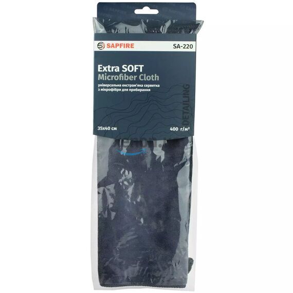 Універсальна серветка з мікрофібри, 35x40 см, Sapphire (SA-220) (401110), зображення 2