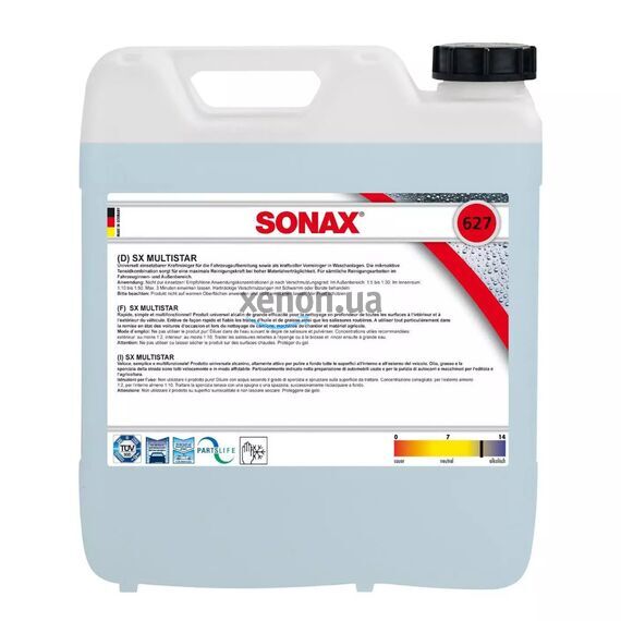 Sonax Profiline Multistar (627600) – универсальное чистящее средство, 10 л , изображение 2 Sonax Profiline Multistar (627600) – универсальное чистящее средство, 10 л , изображение 2