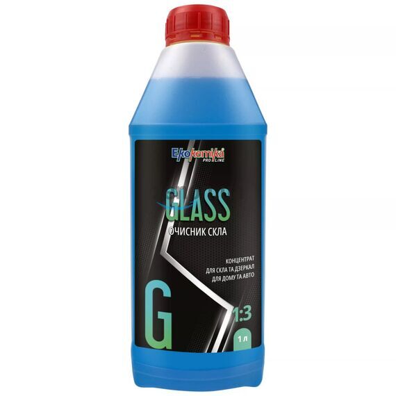 Очиститель стекла, 1 л (концентрат), Ekokemika Pro-Line GLASS 1:3 (780385) 