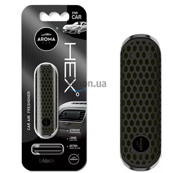 Автомобильный ароматизатор Aroma-Car Hex Black: Свежесть и стиль в каждой детали , изображение 2