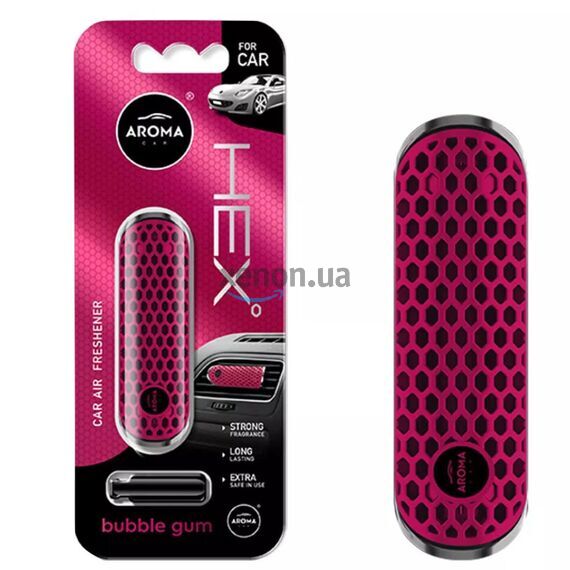 Автомобильный ароматизатор Aroma Car Hex (Bubble Gum) , изображение 2