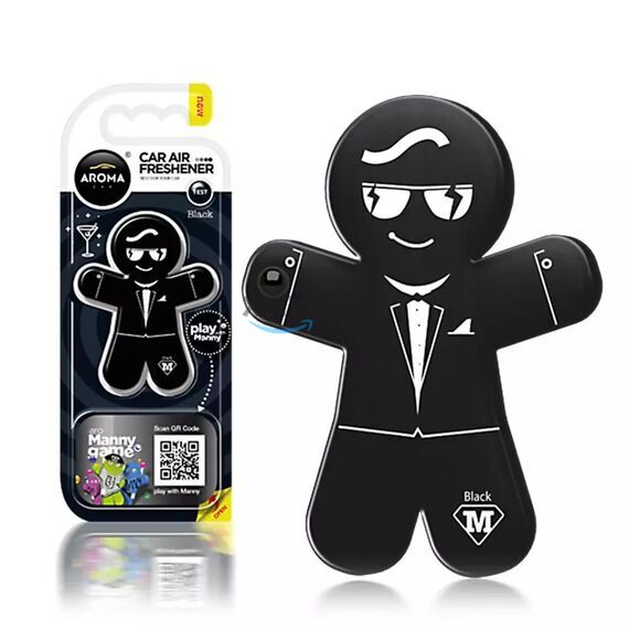 Ароматизатор Aroma Car Manny Black: стиль и свежесть , изображение 2