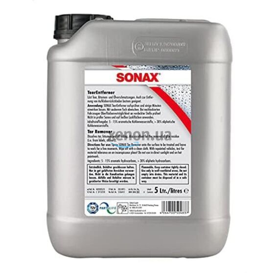 Средство для удаления битума SONAX PROFILINE Teerentferner, 5 л (304505) , изображение 3