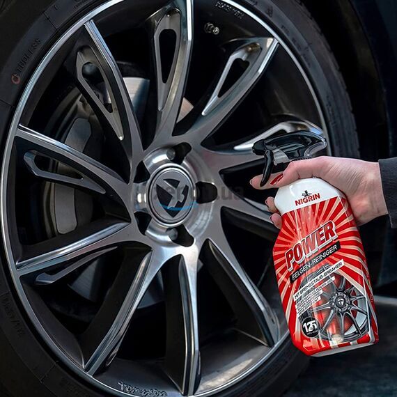NIGRIN POWER Felgen-Reiniger mit Bremsstaub-Breaker бескислотный активный очиститель дисков с индикатором 750 мл , изображение 2