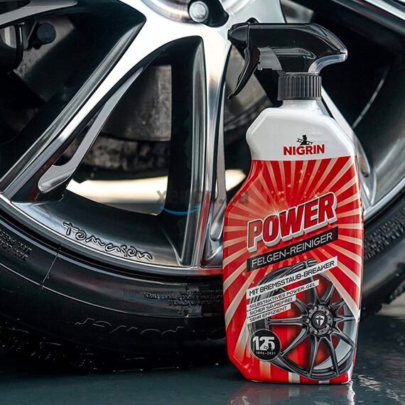 NIGRIN POWER Felgen-Reiniger mit Bremsstaub-Breaker бескислотный активный очиститель дисков с индикатором 750 мл , изображение 8
