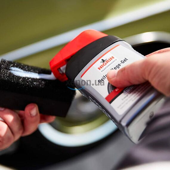 NIGRIN Performance Reifen-Gel гель для чернения и консервации покрышек в наборе 300 мл , изображение 5