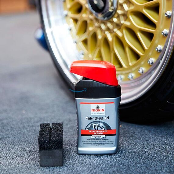 NIGRIN Performance Reifen-Gel гель для чернения и консервации покрышек в наборе 300 мл , изображение 7