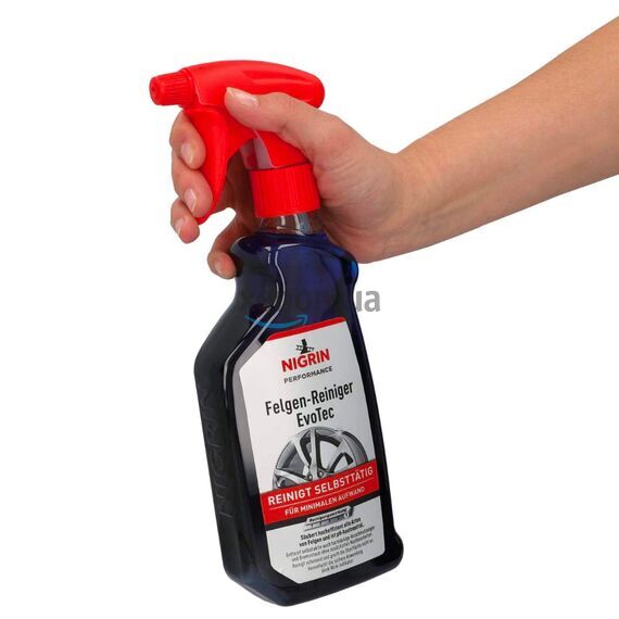 NIGRIN Performance Felgen-Reiniger EvoTec бескислотный активный очиститель дисков с индикатором 500 мл , изображение 3