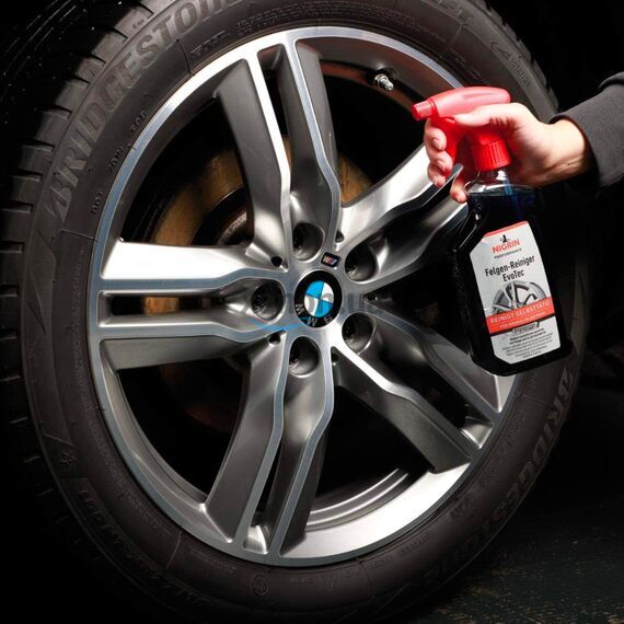 NIGRIN Performance Felgen-Reiniger EvoTec бескислотный активный очиститель дисков с индикатором 500 мл , изображение 4