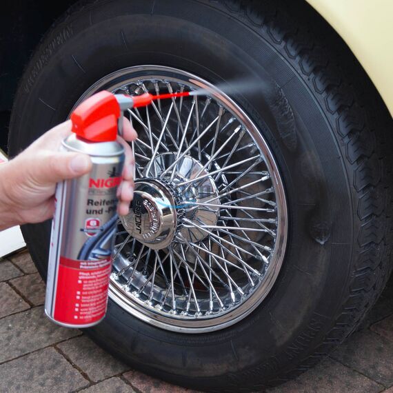 NIGRIN Performance Reifen Glanz und Pflege черный блеск и защита покрышек 500 мл , изображение 4